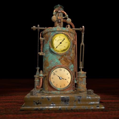 Steam Powered Clock preview image